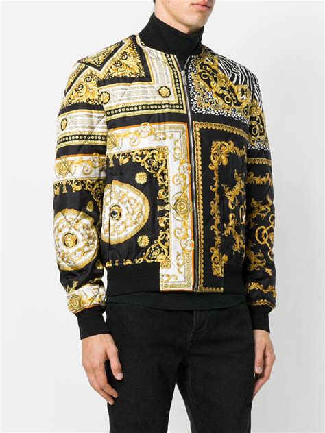 versace jacke männer|versace men's jacket.